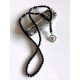  Men's Necklace Wind Rose Polar Star Onyx