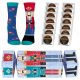 GIFT SET FOR NICHOLAS 14 COFFEE FLAVORS + CHRISTMAS SOCKS
