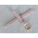  WOMEN'S WATCH STRAP 10 mm PINK, GENUINE LEATHER