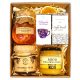  BASKET GIFT BOX GIFT SOUCER HONEY COFFEE TEA RASPBERRY CHOCOLATE
