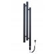  TAMIZA 300 W electric decorative bathroom heater in black