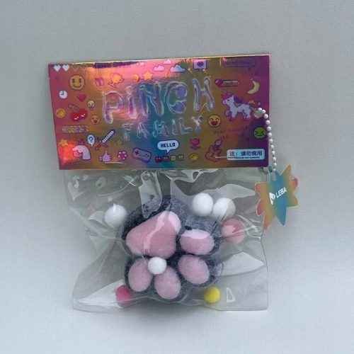 Cat Paw Pinch Toy Blingbling Slow Rebound Stress Relief Toys Transparent Cu