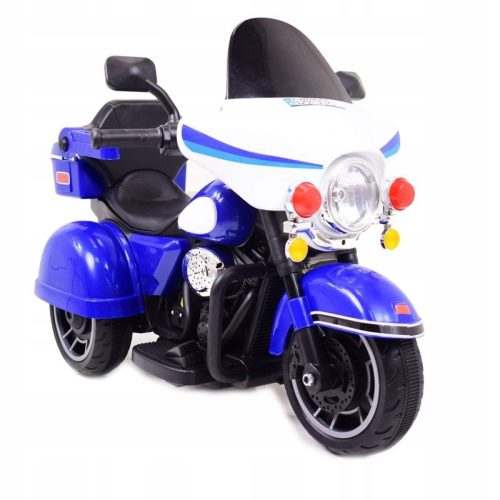  BATTERY POWERED CHOPPER MOTOR WITH BACKREST SOUNDS, TWO ENGINES/609