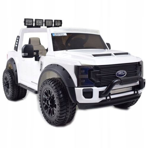  BATTERY-POWERED CAR ORIGINAL FORD SUPER DUTY 4X4, SUITCASE, AIR CONDITIONING, SHIPPING