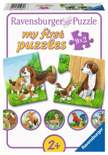  RAVENSBURGER My First Puzzle Animal Families 9x2 pieces