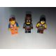  3 lego minifigures - tlm160 tlm170 abe emmet sharkira DESCRIPTION!