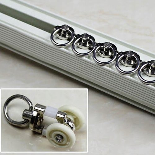  30 Aluminum Curtain Rails Slide Rails Rollers