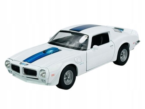  WELLY 1972 PONTIAC FIREBIRD TRANS AM WHITE 1:24 NEW METAL MODEL 24075