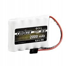  RX NIMH 6V 2000mAh battery JR connector jakar