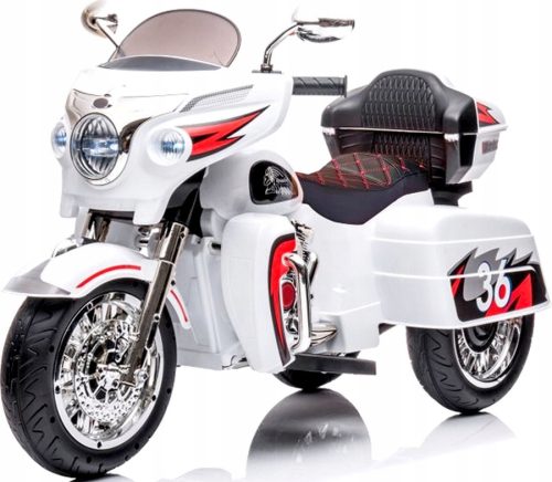  3 WHEEL BATTERY MOTORCYCLE 90W POWER WHITE KEY