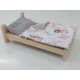  DOLL BED. DOLL BEDDING BED