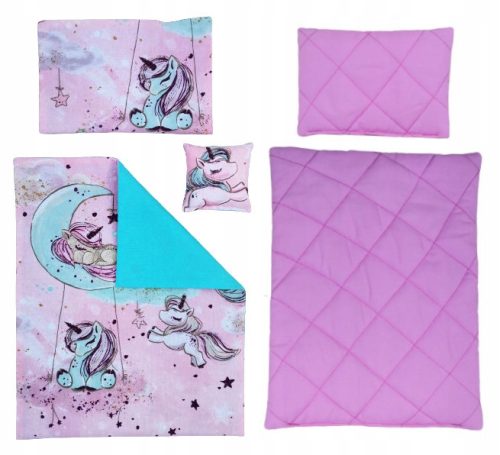  Bobi Collection - Doll bedding - Hummingbirds - pillowcases and inserts - 5 pieces