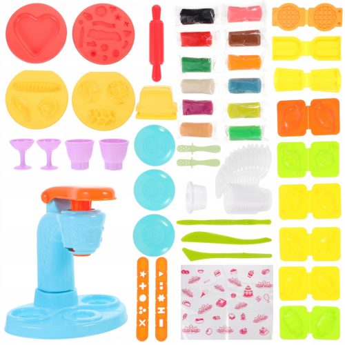  ICE CREAM MACHINE WITH COLORFUL MUD TOY MAKING KIT ZP