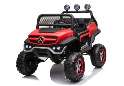  BATTERY POWERED VEHICLE MERCEDES UNIMOG S RED