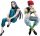  Anime figures sets of 2 Lucilfer Chrollo pasta stopper figure