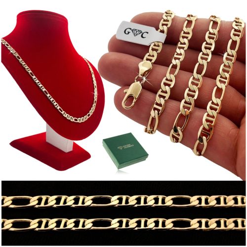  GUCCI GOLD MEN'S CHAIN 60cm/5.8mm SURGICAL STEEL GIFT FOR HIM