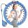  Hula hoop with studs SPXMove 120 cm blue