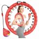  Hula Hoop with Weight and Counter with Studs Foldable Fitness BLACK WEEK