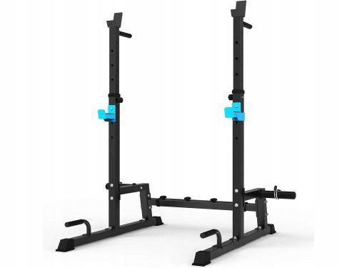  Barbell Stand Multifunctional Dips Squat Flat Adjustable 200 kg