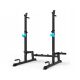  Barbell Stand Multifunctional Dips Squat Flat Adjustable 200 kg