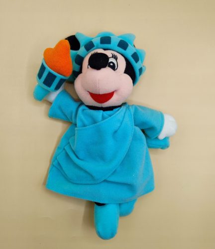  Mickey Mouse mascot as the Statue of Liberty