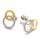  SILVER EARRINGS WITH GOLD AND ZIRCONS 1424.50