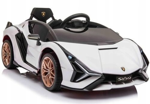  Lamborghini Sian White Battery Car