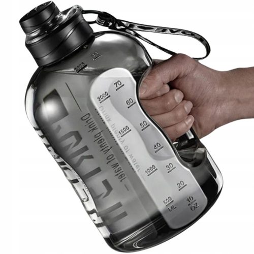  Water Bottle Sports Bottle with Measure Gym Fitness 1700ml Brush