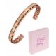  Magnetic copper bracelet BANGLA decorated