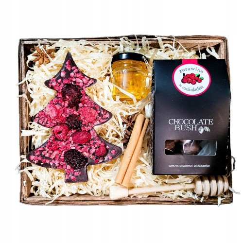  Gift Basket Honey Cranberry Chocolate Christmas Tree Gift For Christmas Eco