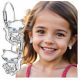  Silver earrings for girls children cats silver 925 English