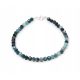  Bracelet blue TOURMALINE Indigolite faceted beads 4mm