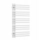  Bathroom heater white ladder 90x50 cm Aquatic GAMMA