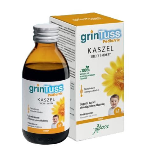  GRINTUSS PEDIATRIC 180g - 132ml - DRY AND WET COUGH SYRUP FOR CHILDREN