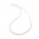  Necklace natural MOONSTONE faceted donuts 5mm