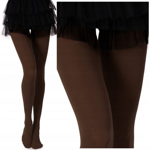  fenome BROWN chocolate MICROFIBER tights 100den MATT opaque tg.3