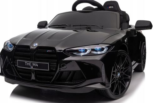  BATTERY CAR BMW M4 12V 14AH, 2X45W, SOFT EVA WHEELS, BLACK COLOR