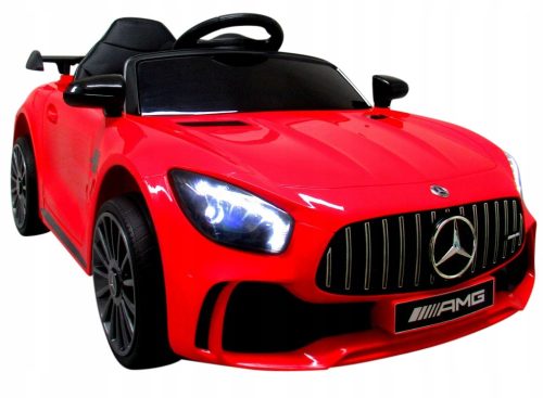  MERCEDES GTR-SR FOR CHILDREN, BATTERY, REMOTE CONTROL, MUSIC, EVA WHEELS RED