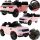  SUPER BATTERY CAR FOR CHILDREN WITH REMOTE CONTROL, LED, FM RADIO PINK