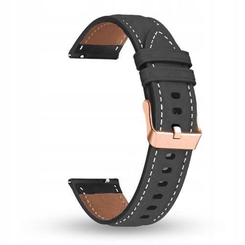  UNIVERSAL LEATHER STRAP FOR SMARTWATCH VARIOUS COLORS 20mm PREMIUM