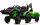  BATTERY CHILDREN'S EXCAVATOR TRACTOR 24V WITH TRAILER AND REMOTE CONTROL, GREEN