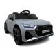  BATTERY CAR AUDI RS6 GT CABRIO PILOT EVA LEATHER MUSIC LIGHTS GREY