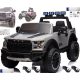  JEEP RAPTOR F-150 12V 4X4 LED WHEELS EVA LEATHER CHILDREN'S CAR 2024 GRAY