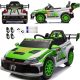  CHILDREN'S VW WRC 4X4 BATTERY POWERED CAR WITH REMOTE CONTROL, LED AND FM RADIO, GREEN