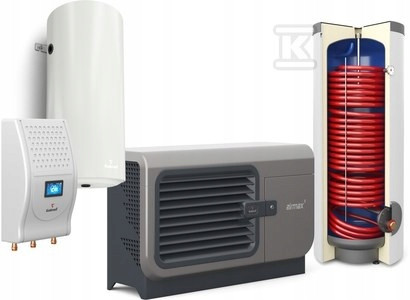  GALMET Airmax3 12 kW heat pump + GBOX + buffer + reservoir