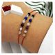  Bracelet of Happiness Chakra 7 Chakras Natural Stones Handmade Gift