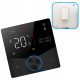  WIFI ROOM THERMOSTAT TUYA LCD for gas boiler KNOB 5A Black