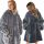 GRAY BLANKET OVERSIZE SWEATSHIRT THICK SWEATSHIRT BLANKET HOODED SWEATSHIRT LARGE BATHROBE