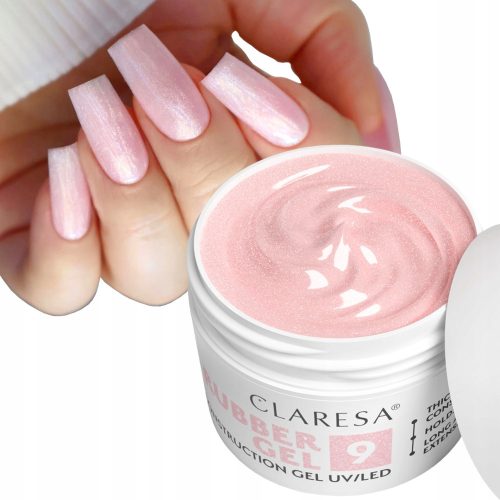  Claresa RUBBER GEL nail gel builder extension #9 12g