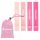  HIT Exercise bands 4 pieces SET promotion training bands for gyms pink